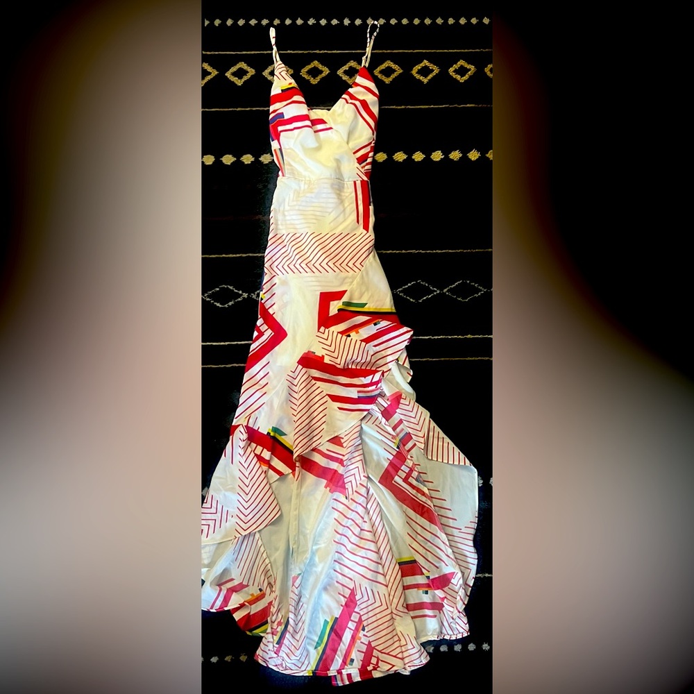 Strut & Bolt Camellia Geo Print Dress